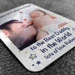 Personalised 1st Fathers Day Gift For Dad Metal Wallet Insert