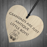 Grandads Antique Little Girls Novelty Wooden Hanging Heart