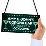 CORONA BAR Personalised Signs Novelty Home Bar Plaques Gifts
