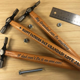 Personalised Grandad Gift For Fathers Day ENGRAVED Hammer Gifts