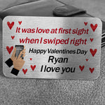 Funny Valentines Day Gift For Boyfriend Girlfriend Wallet Insert