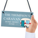 Hanging Sign For Caravan Personalised Home Decor Gift