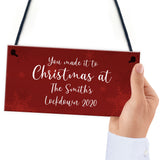 PERSONALISED Christmas At The Sign Family Gift Christmas Decor