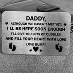 Daddy To Be Gift From Bump Wallet Insert Birthday