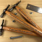 Personalised Anniversary Gift For Him Engraved Hammer Gift