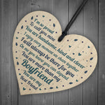 Boyfriend Relationship Gifts Wooden Heart Keepsake Gift For Him