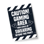 Funny Gaming Poster For Boys Bedroom Man Cave Wall Art