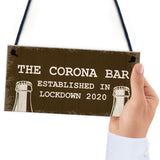 Corona Bar Sign For Garden Man Cave Home Bar Hanging Bar Sign