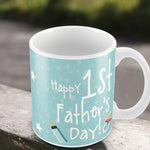 First 1st Fathers Day Mug Novelty Gift Idea For New Dad Newborn