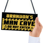 Funny Man Cave Sign Garage Sign PERSONALISED Bar Shed Gift