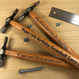 Personalised Birthday Gift For Grandad Engraved Hammer 50th 60th
