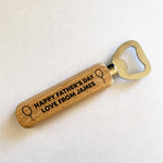 Fathers Day Gift PERSONALISED Bottle Opener Gift For Dad Novelty