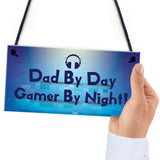 Novelty Gamer Gift For Dad Neon Effect Gaming  Man Cave Sign