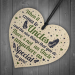 Handmade Uncle Birthday Gifts Presents Wooden Heart Plaque