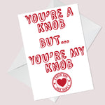 Funny RUDE Card For Boyfriend Husband On Valentines