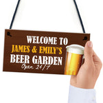 Man Cave Bar Pub Sign Personalised Beer Garden Plaque Alcohol