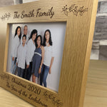 PERSONALISED Family Photo Frame Christmas 2020 Lockdown Gift