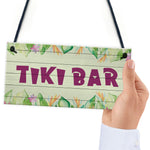 Tiki Bar Accessories Home Bar Decor Novelty Hanging Sign Decor