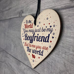 Boyfriend Birthday Christmas Card Gifts Wooden Heart Anniversary