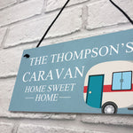 Hanging Sign For Caravan Personalised Home Decor Gift