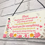 Special Mum Gift From Son Daughter Hanging Plaque Gift For Mum