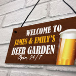 Man Cave Bar Pub Sign Personalised Beer Garden Plaque Alcohol