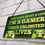 Gaming Bedroom Accessories Hanging Sign For Boys Bedroom Son Dad