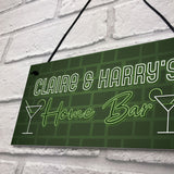 Personalised HOME BAR Plaque Novelty Bar Signs For Garden Sign