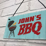 Novelty BBQ Sign Personalised Plaque Gift For Him Home Garden