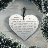 Valentines Day Gift Engraved Heart For Husband Wife Boyfriend
