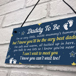 Daddy To Be Gifts From Bump Plaque Baby Shower Present To Dad