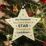 BEEN A STAR Personalised Teacher Assistant Thank You Gift Star