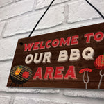 BBQ Home Decor Sign Novelty Barbecue Plaques For Garden