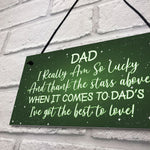 Christmas Gift For Dad Novelty Hanging Plaque Gift For Him Dad