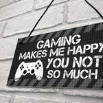 Novelty Gaming Sign Gift Funny Rude Christmas Gift For Brother