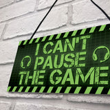 FUNNY Neon Effect Gaming Sign For Man Cave Boys Bedroom Sign