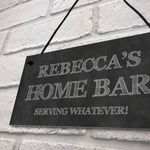 Shabby Chic HOME BAR Garden Bar Man Cave PERSONALISED Sign