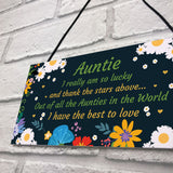 Auntie Gift Hanging Plaque Auntie Birthday Christmas Gifts