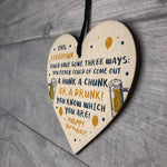 Funy Rude Lockdown Birthday Gift For Him Her Wood Heart Gift