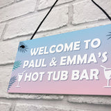 Personalised Hot Tub Accessories Novelty Hot Tub Decor Sign Gift