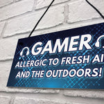 Gamer Gaming Room Sign Funny Novelty Gaming Christmas Gifts