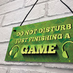 Novelty Gaming Sign For Dad Son Boys Bedroom Man Cave Wall Art