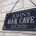 Personalised Retro Man Cave Signs Novelty Gifts For Him