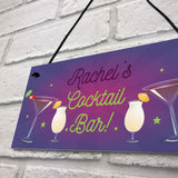 Personalised Novelty Cocktail Bar Home Bar Signs And Plaques