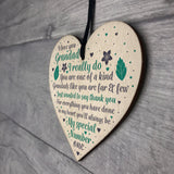 Grandad Gifts Wood Heart Perfect Gift For Fathers Day Birthday