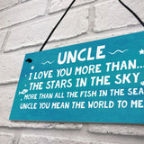 Birthday Gift For Uncle Christmas Gift Hanging Plaque Uncle Gift