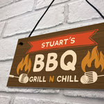 Personalised Funny BBQ Sign Garden Plaque Man Cave Shed Sign