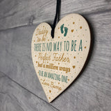 Daddy Dad To Be Present From Bump Baby Shower Wooden Heart