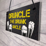 Funny Uncle Gift Druncle Sign Gift For Him From Niece Nephew