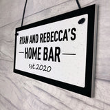 HOME BAR Sign PERSONALISED Man Cave Bar Sign Any Name Gift